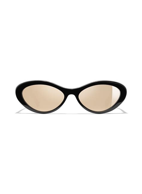 chanel sonnenbrille rechteckig|chanel sonnenbrille schwarz gold.